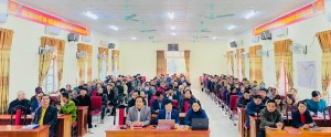 Đảng bộ xã Thanh Lĩnh tổ chức Lễ trao tặng Huy hiệu Đảng đợt 07/11/2022 và Hội nghị tổng kết công tác xây dựng Đảng năm 2022, triển khai nhiệm vụ năm 2023