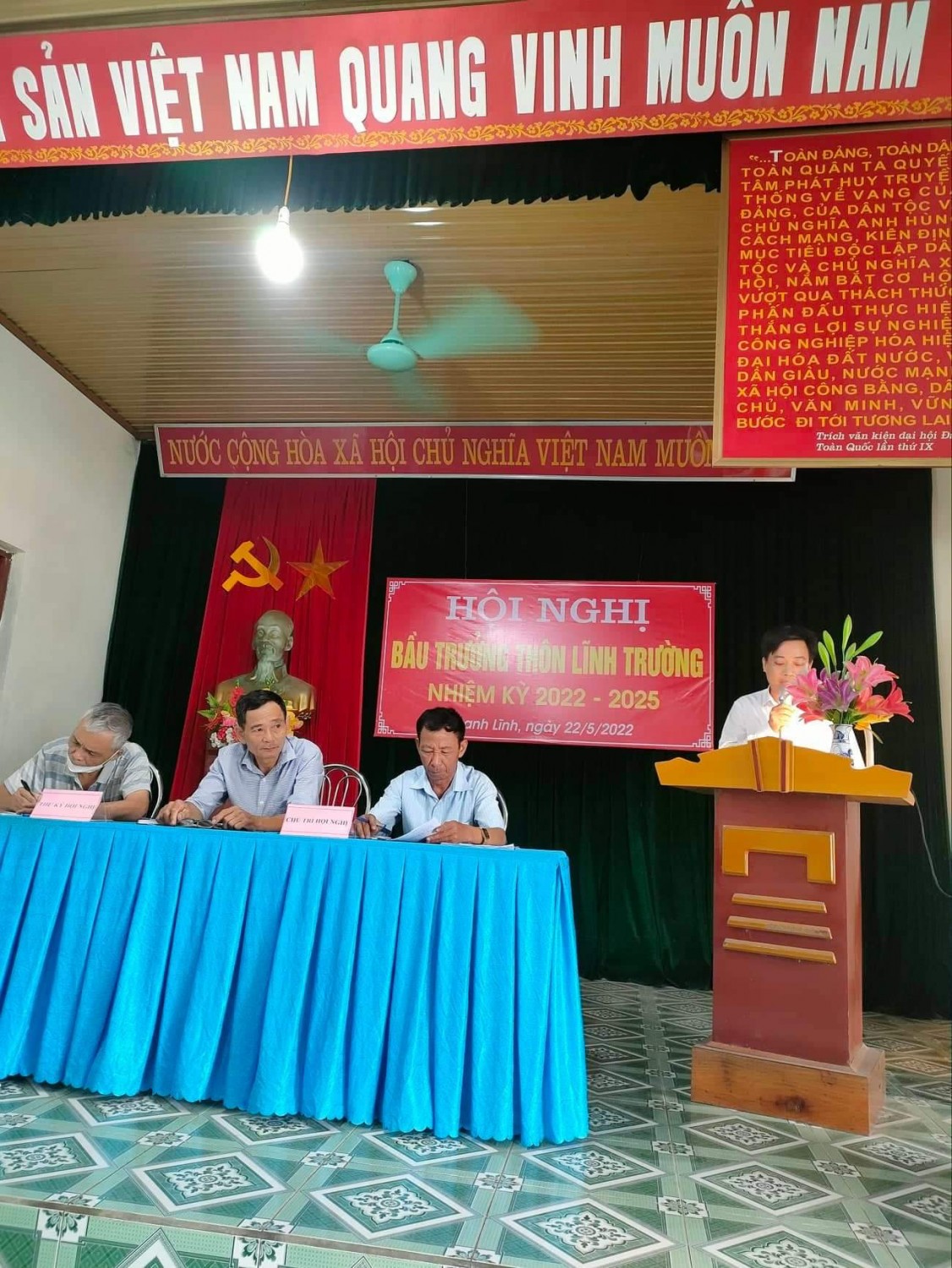 lĩnh trường phát biểu