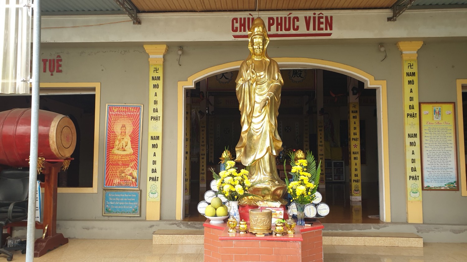 chua phuc vien ảnh tượng quan âm