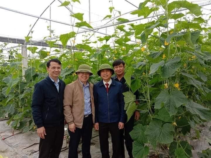 huyện thăm mô hình